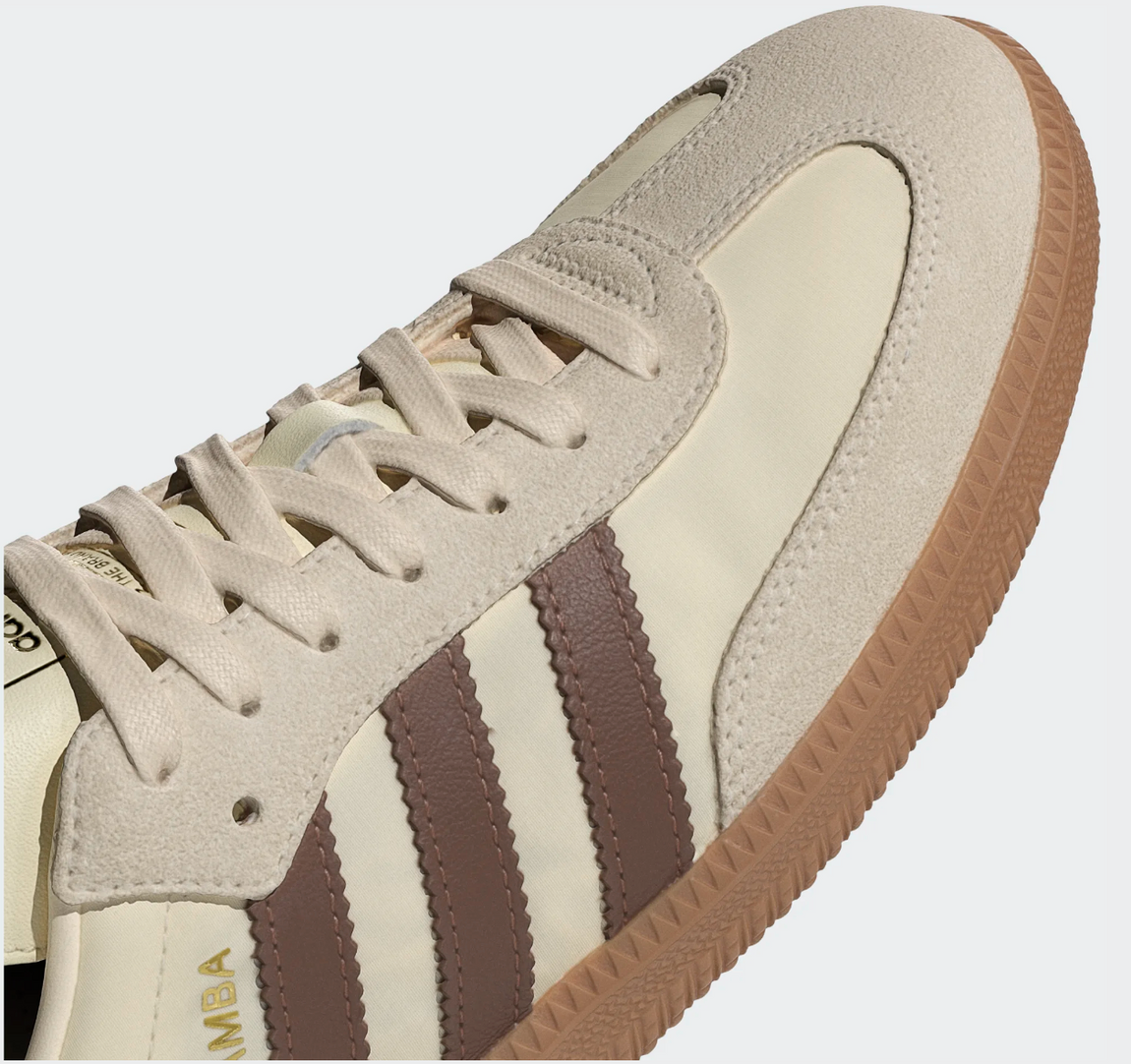 Adidas Samba OG (Cream White/Brown/White) - Adidas Samba OG (Cream White/Brown/White) - 