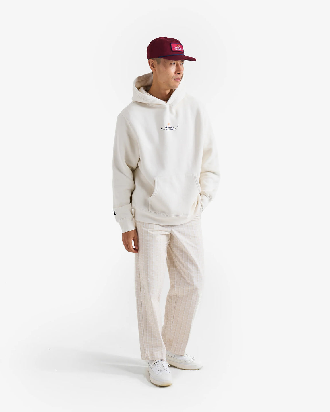 Malbon Golf Trophy Hoodie (Ivory) - Malbon Golf Trophy Hoodie (Ivory) - 