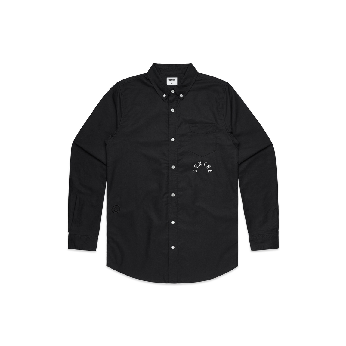 Centre Workwear Oxford Button Up (Black) - Centre Workwear Oxford Button Up (Black) - 