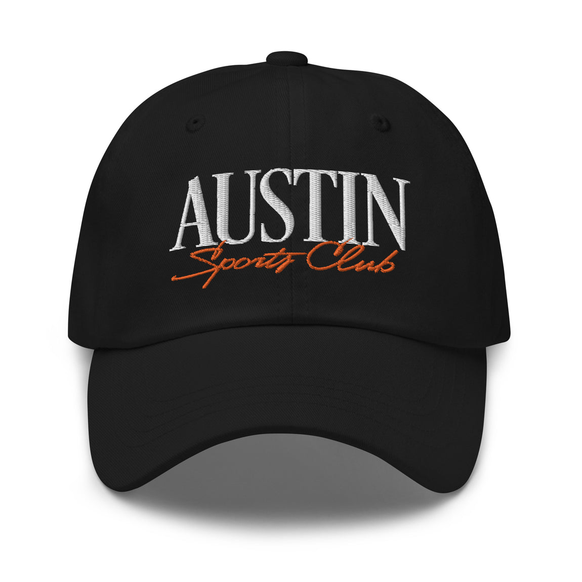 Austin Sports Club Strapback Hat (Black) - Austin Sports Club Strapback Hat (Black) - 