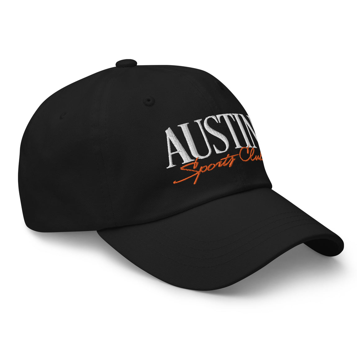 Austin Sports Club Strapback Hat (Black) - Austin Sports Club Strapback Hat (Black) - 