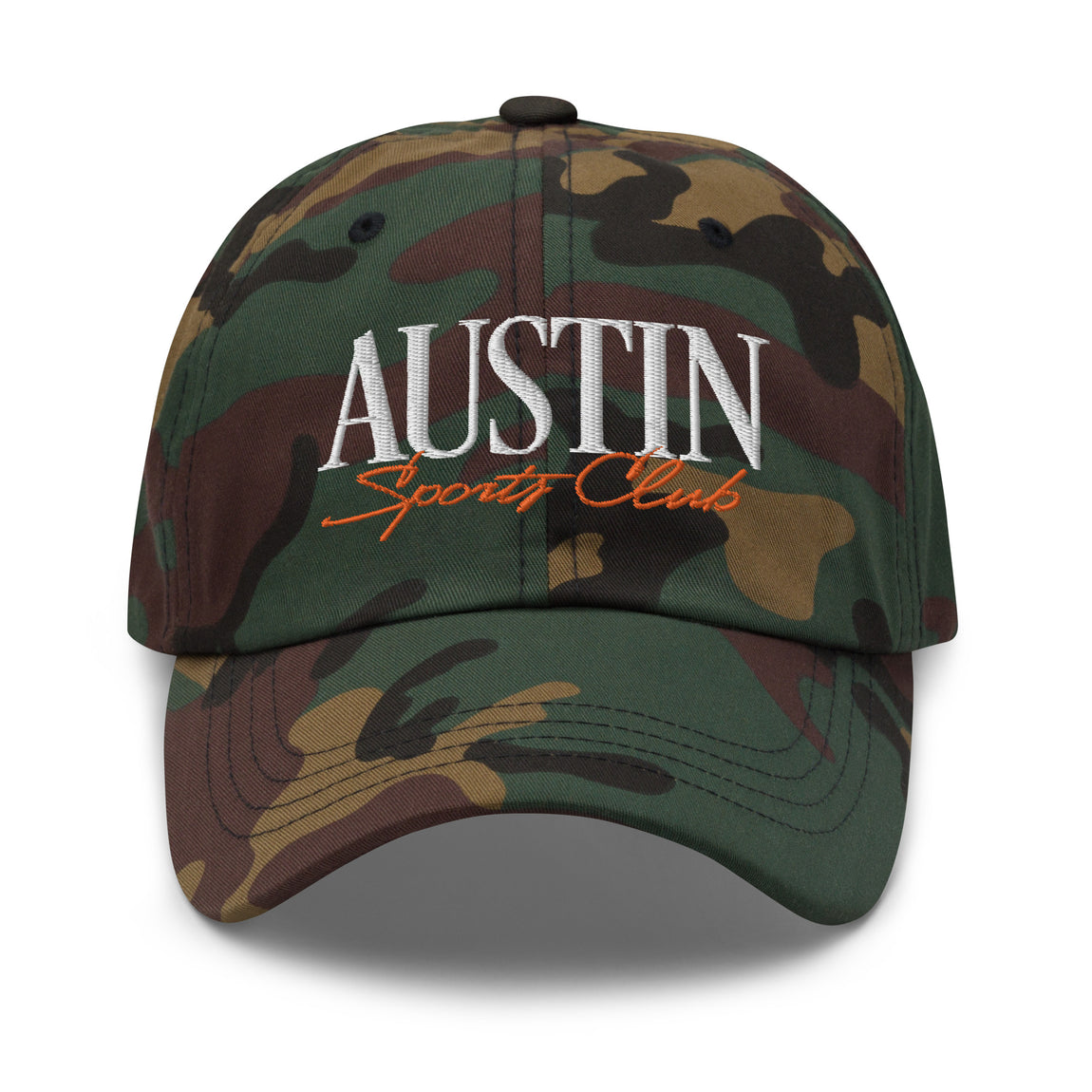 Austin Sports Club Strapback Hat (Camo) - Austin Sports Club Strapback Hat (Camo) - 