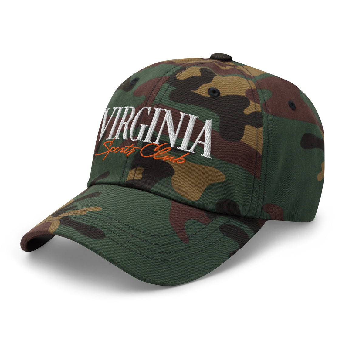 Virginia Sports Club Strapback Hat (Camo) - Virginia Sports Club Strapback Hat (Camo) - 