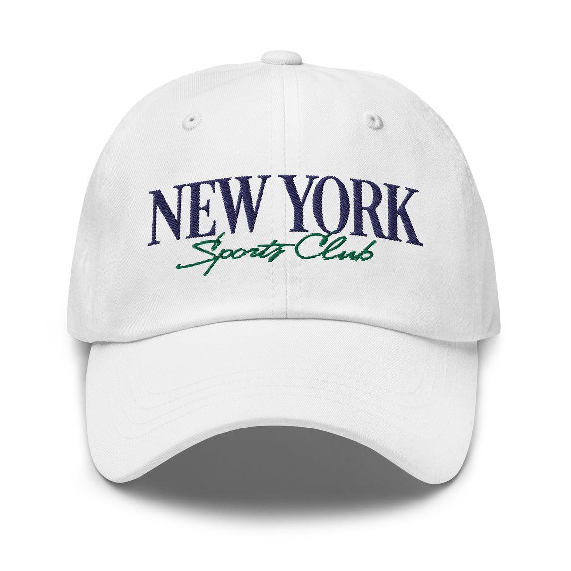 New York Sports Club Strapback Hat (White) - New York Sports Club Strapback Hat (White) - 