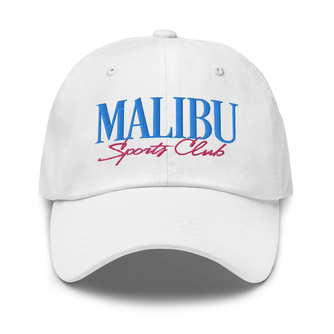 Malibu Sports Club Strapback Hat (White) - Malibu Sports Club Strapback Hat (White) - 