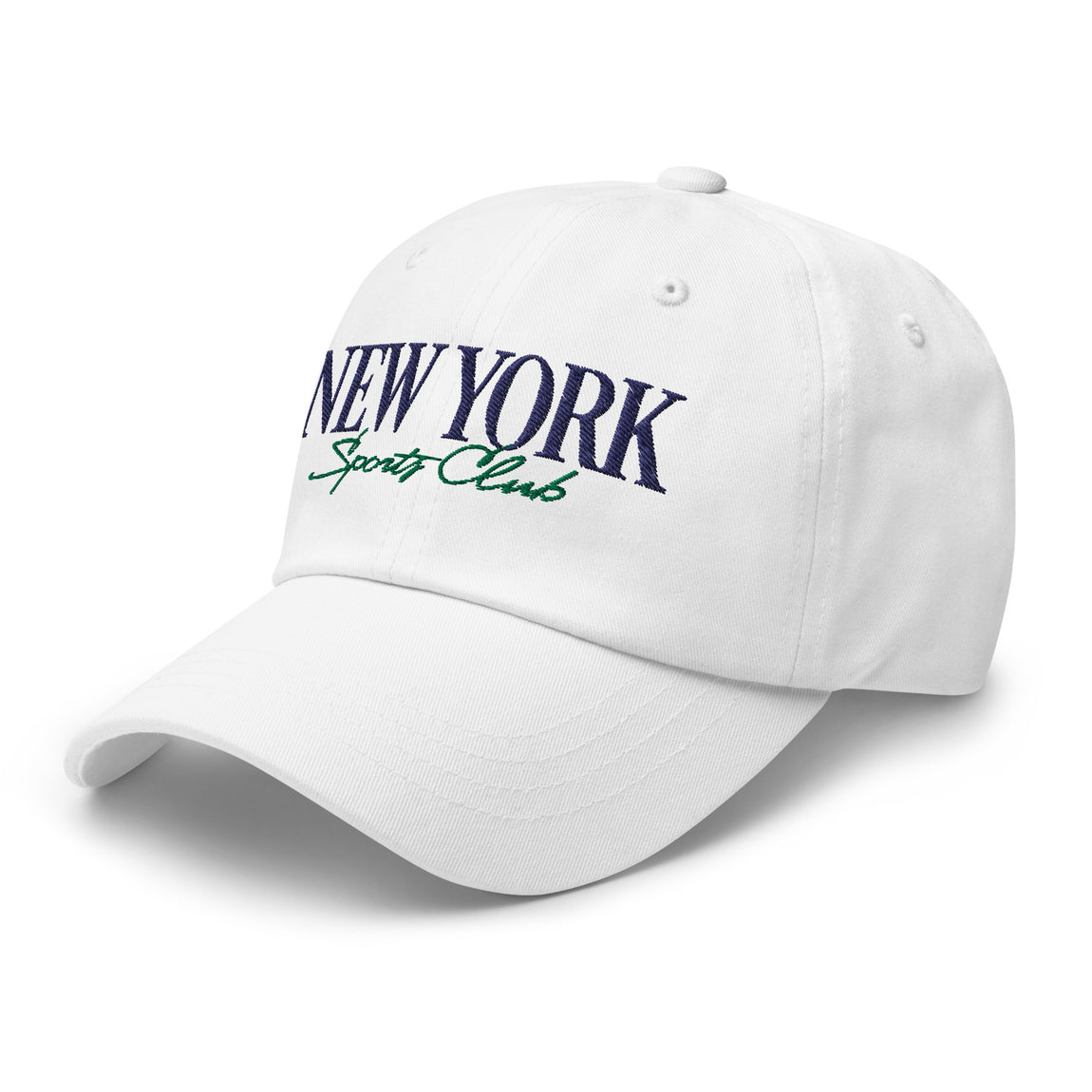 New York Sports Club Strapback Hat (White) - New York Sports Club Strapback Hat (White) - 