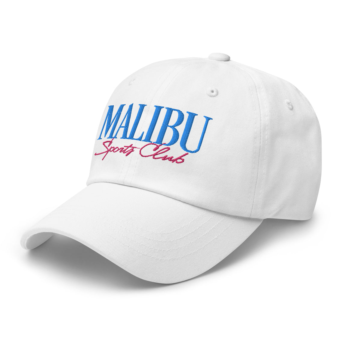 Malibu Sports Club Strapback Hat (White) - Malibu Sports Club Strapback Hat (White) - 