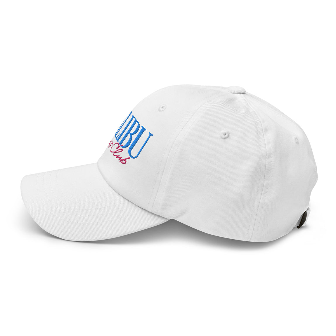 Malibu Sports Club Strapback Hat (White) - Malibu Sports Club Strapback Hat (White) - 