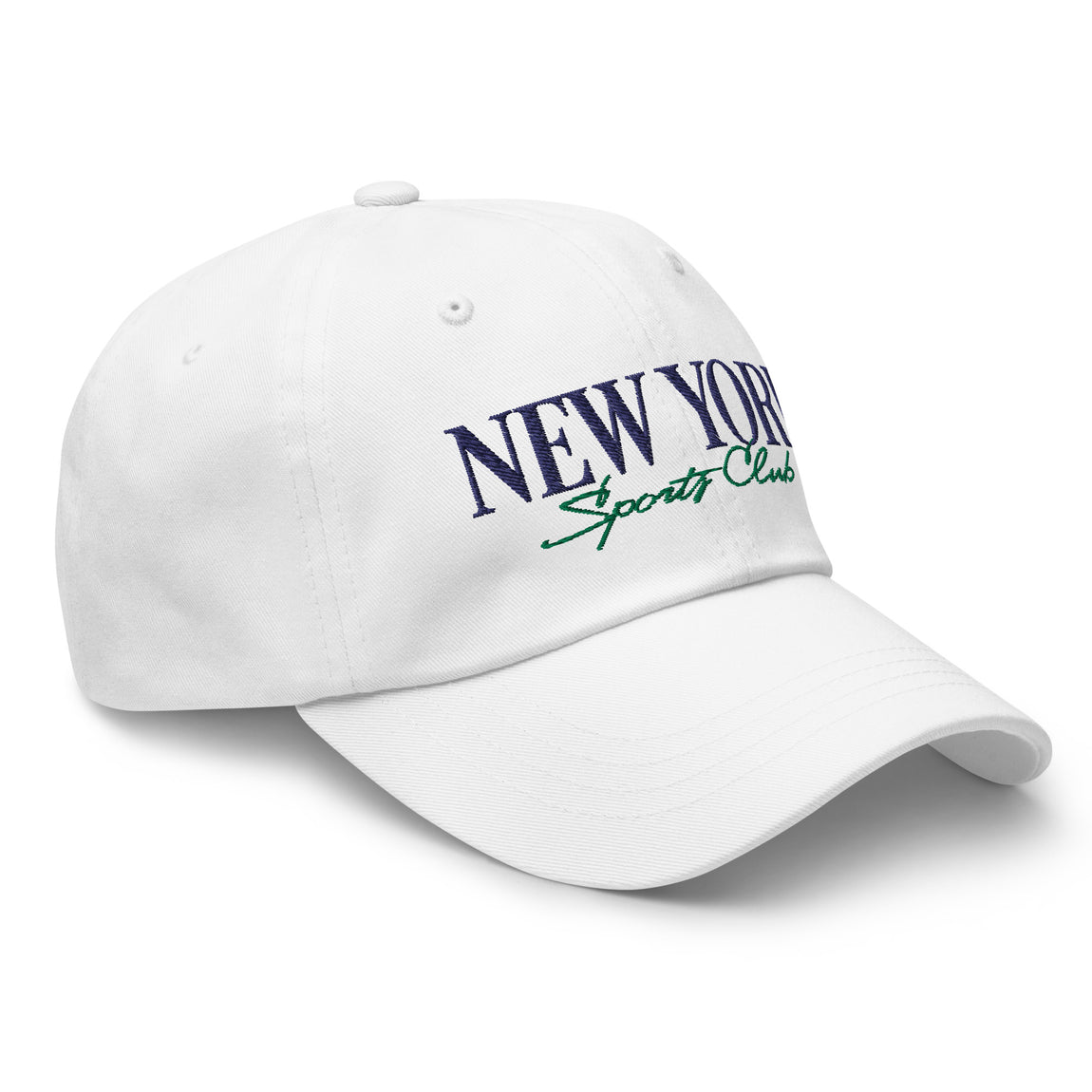 New York Sports Club Strapback Hat (White) - New York Sports Club Strapback Hat (White) - 