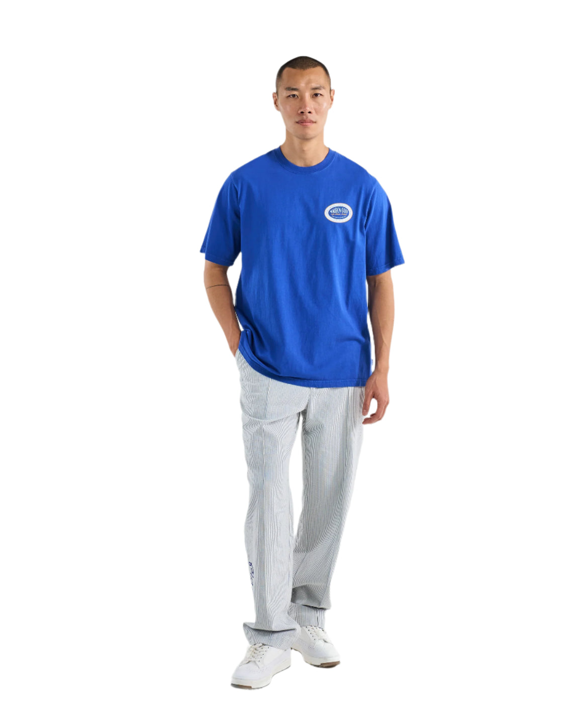 Malbon Golf Matisse T-Shirt (Blue) - Malbon Golf Matisse T-Shirt (Blue) - 