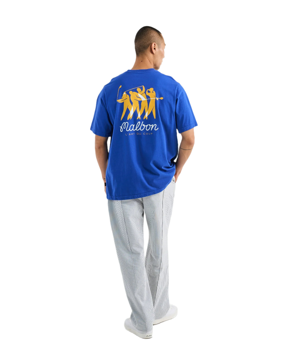 Malbon Golf Matisse T-Shirt (Blue) - Malbon Golf Matisse T-Shirt (Blue) - 