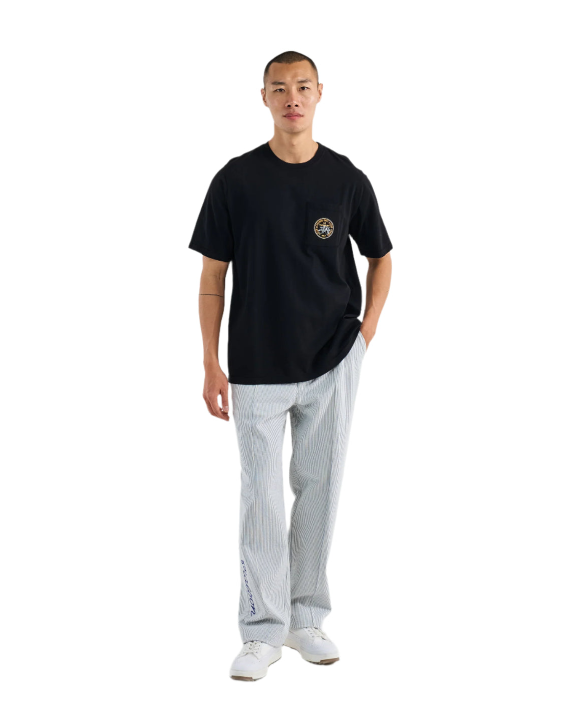 Malbon Golf Citron Pocket T-Shirt (Black) - Malbon Golf Citron Pocket T-Shirt (Black) - 