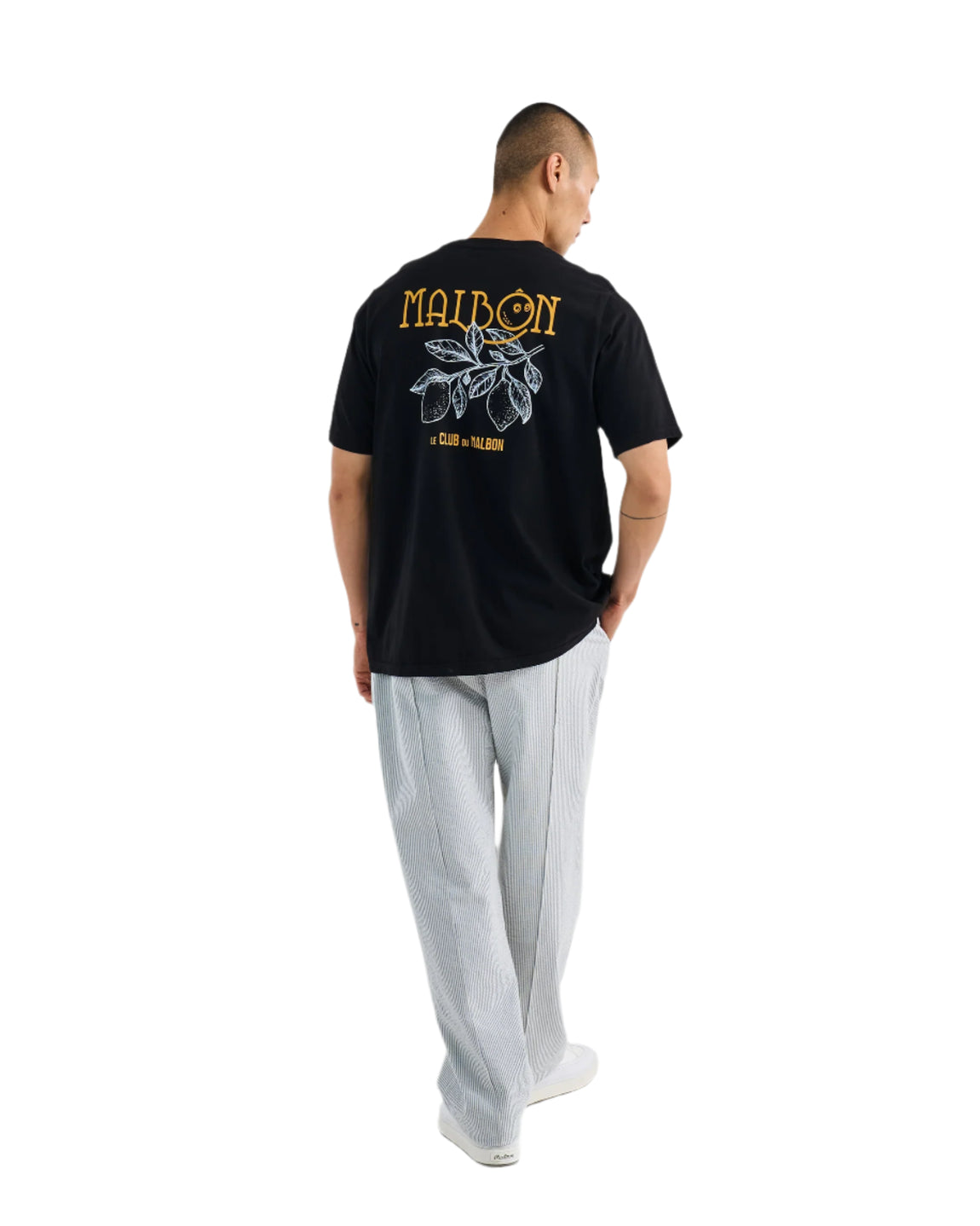 Malbon Golf Citron Pocket T-Shirt (Black) - Malbon Golf Citron Pocket T-Shirt (Black) - 