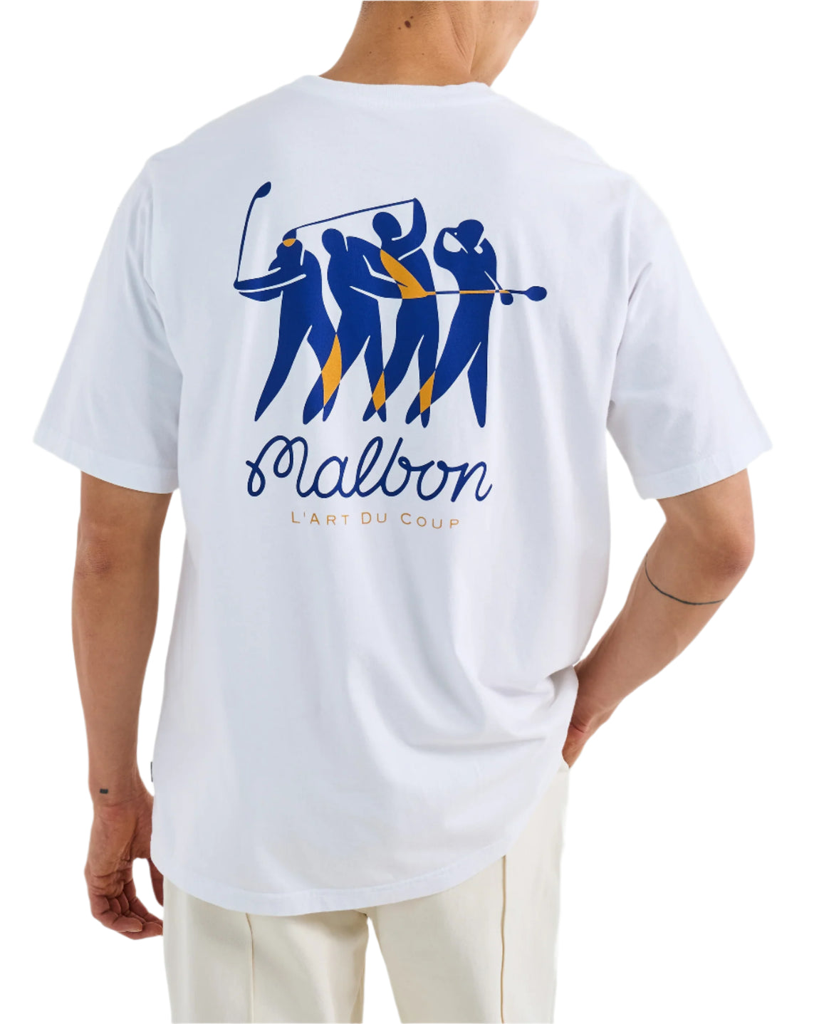 Malbon Golf Matisse T-Shirt (White) - Malbon Golf Matisse T-Shirt (White) - 