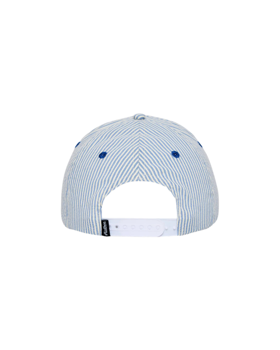 Malbon Golf Grasse Seersucker Dad Hat (Seersucker) - Malbon Golf Grasse Seersucker Dad Hat (Seersucker) - 