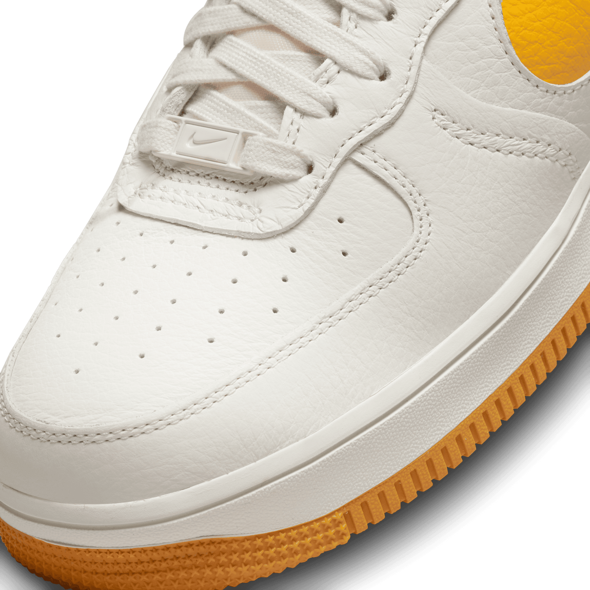 Nike Air Force 1 PLT.AF.ORM White Yellow Ochre (Women's)