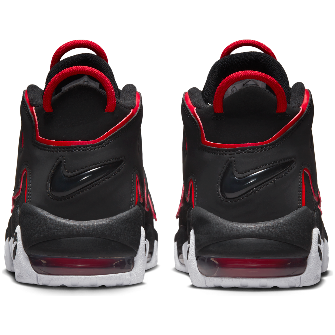 Men's Nike Air More Uptempo '96 - Black/White-University Red 10